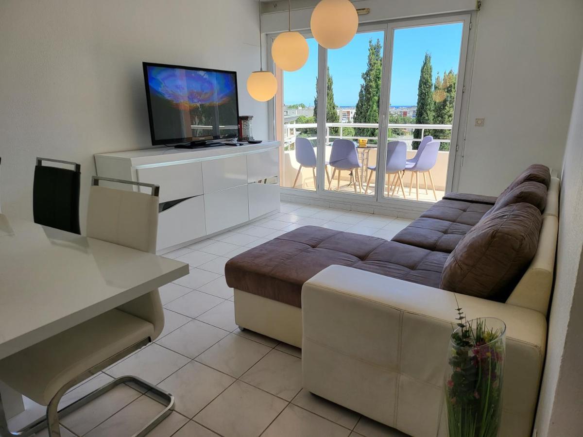 Appart Luxueux 3 Pieces, Piscine, Mer, Terrasse Cannes Exterior foto